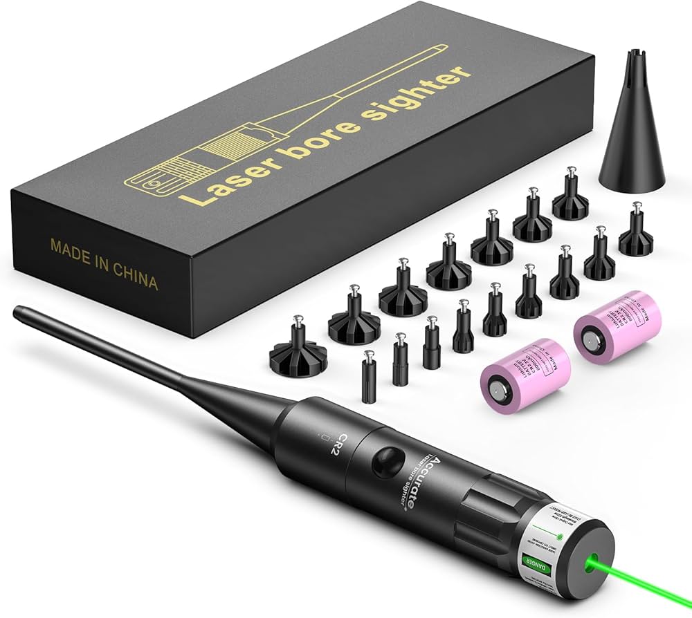 Amazon.co.jp: EZshoot ボアサイトキット ブライトグリーンドット