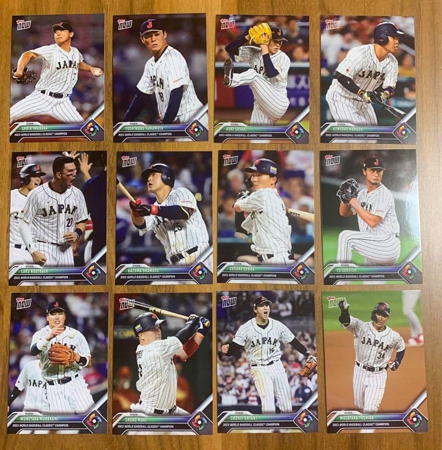 Amazon.co.jp: WBC topps now 優勝記念 侍ジャパン 優勝チーム 大谷