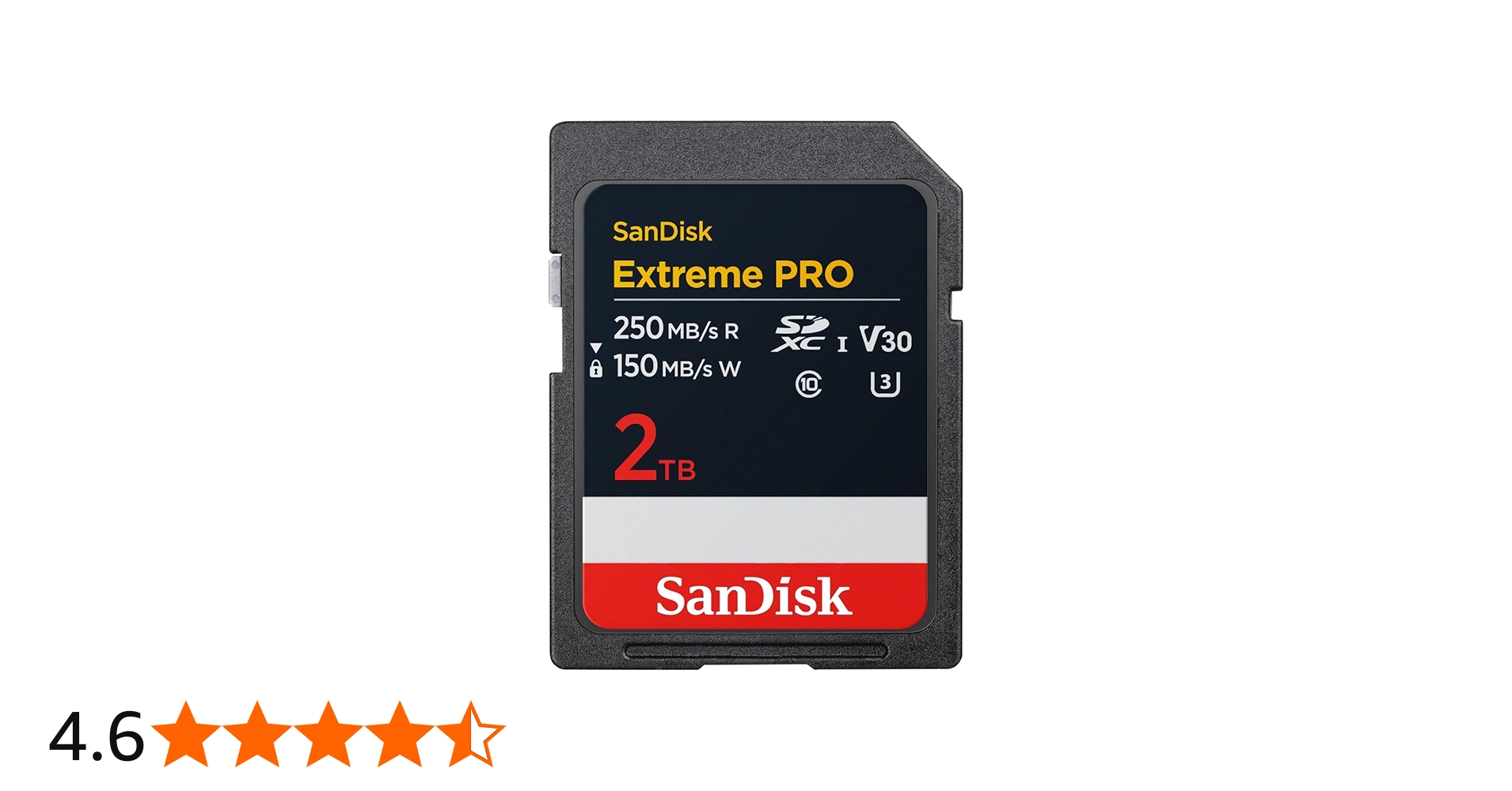 SanDisk 2TB Extreme PRO SDXC UHS-I Memory Card - Up to 250MBs