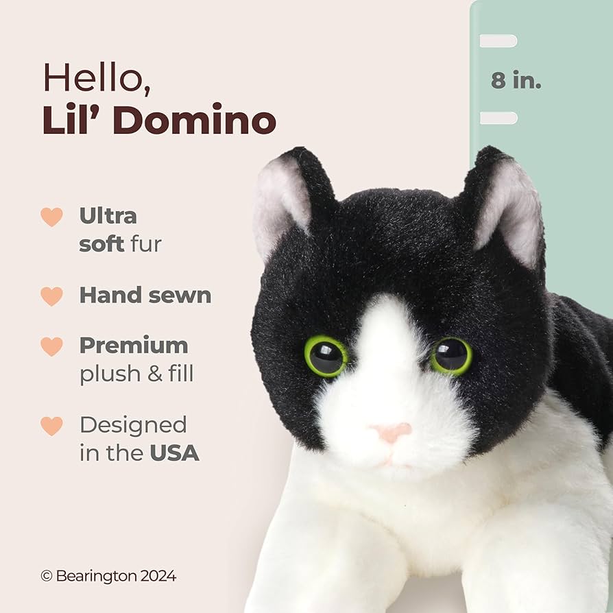 Amazon.co.jp: Bearington Lil' Domino タキシード猫ぬいぐるみ - 8