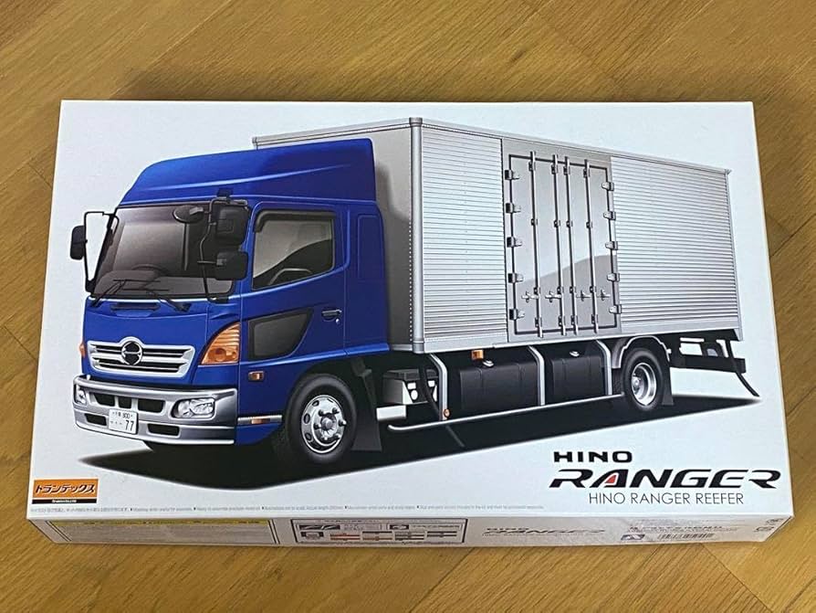 Amazon.co.jp: アオシマ ミドルフレイト 日野レンジャープロ 冷凍車