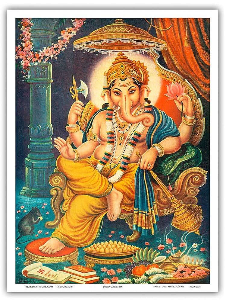 一点物アート】Ganesha-ガネーシャ-【引き寄せ・イラスト】 一点物