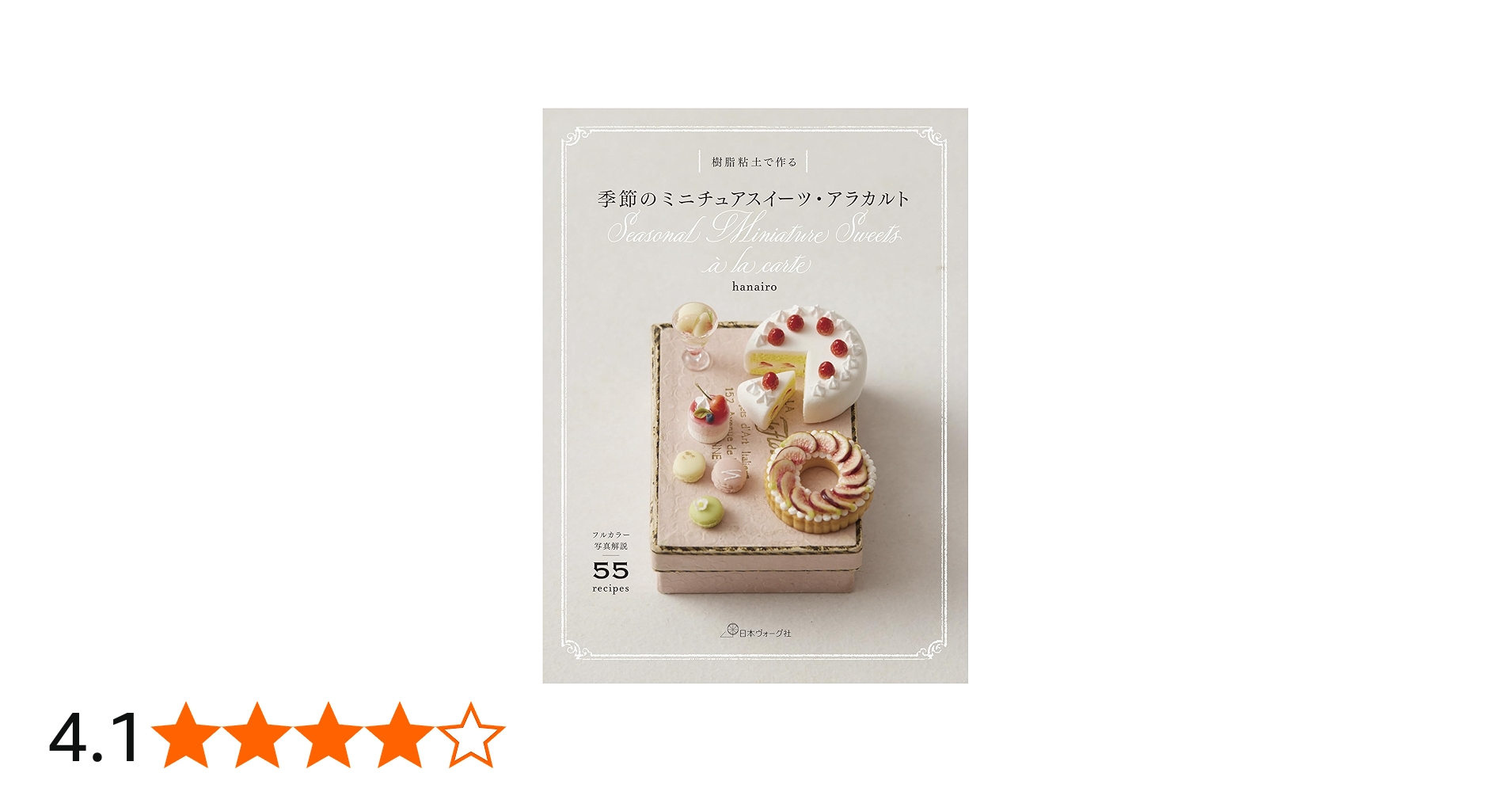 樹脂粘土で作る 季節のミニチュアスイーツ・アラカルト | hanairo 小口