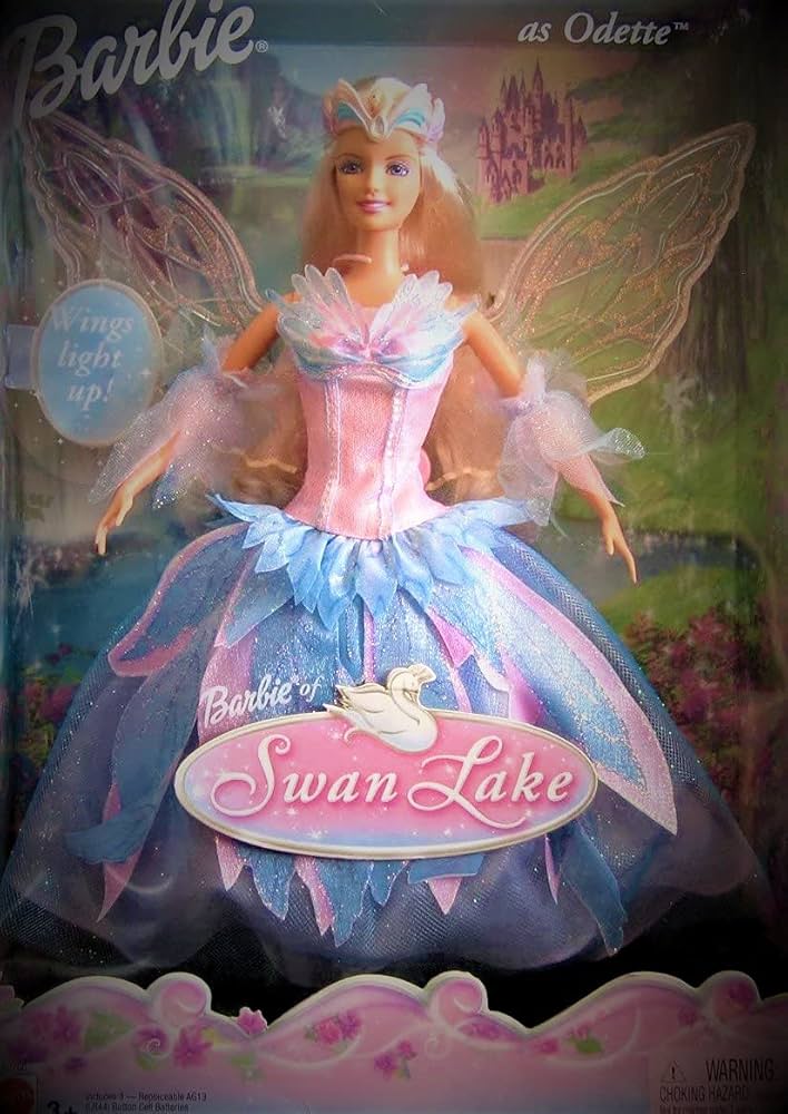 Amazon.co.jp: Swan Lake Barbie Doll as ODETTE w Light Up Wings