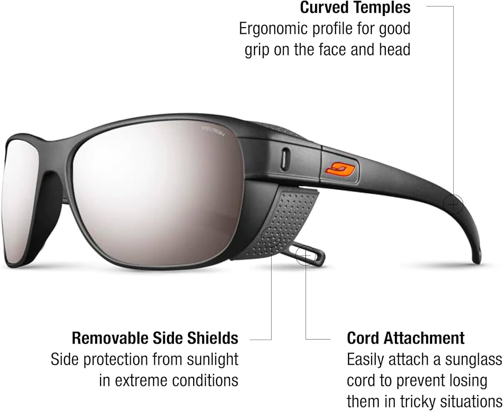 Amazon.com : Julbo Camino Mountain Sunglasses - Black Frame