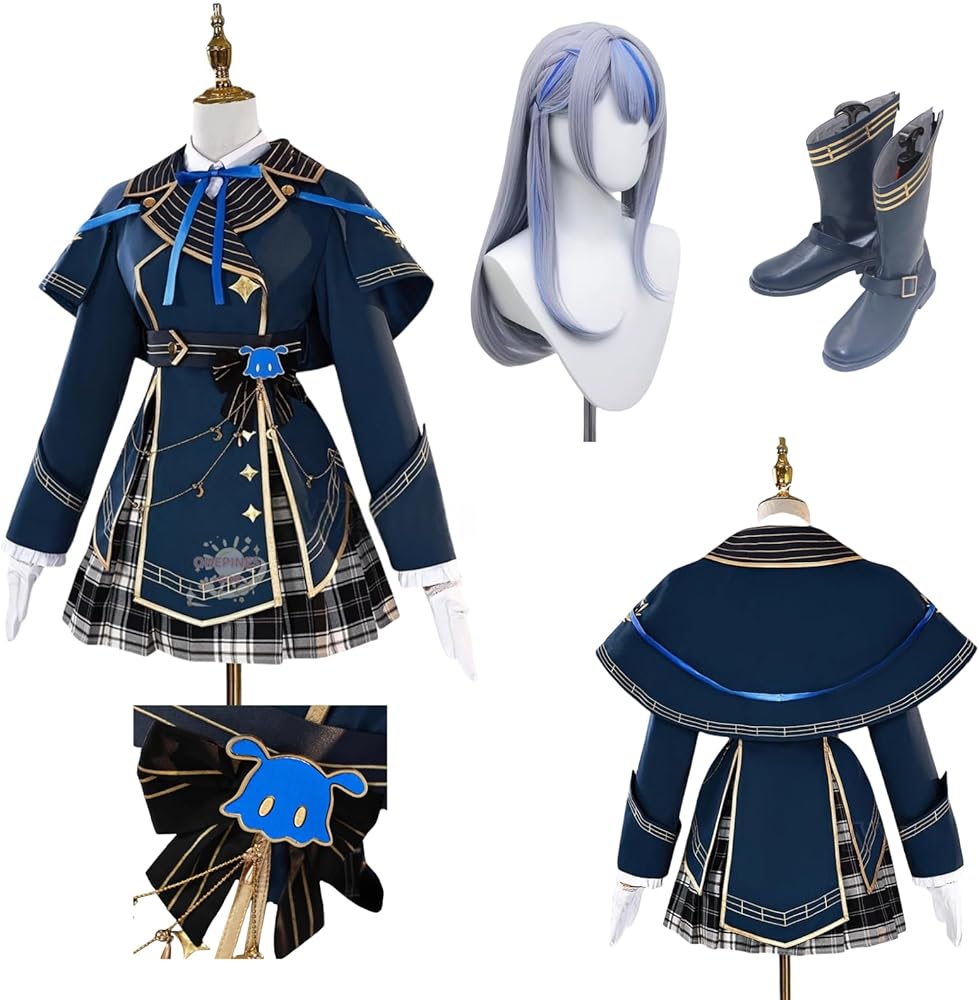 Amazon.co.jp: 実物撮影！ R VTuber 雨海ルカ コスプレ衣装