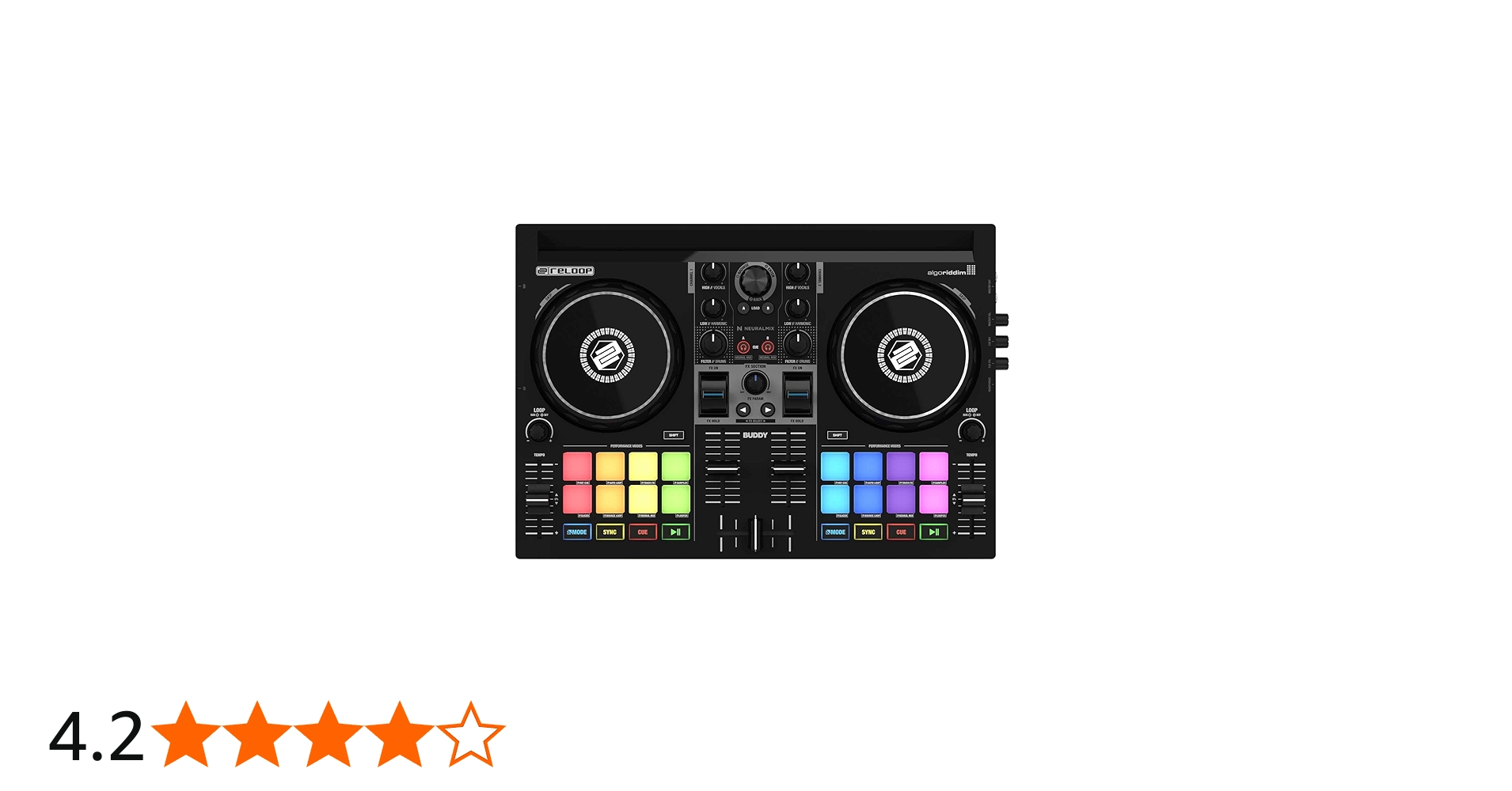 Amazon.co.jp: Reloop Reloop Buddy DJ Controller Compact 2-Deck