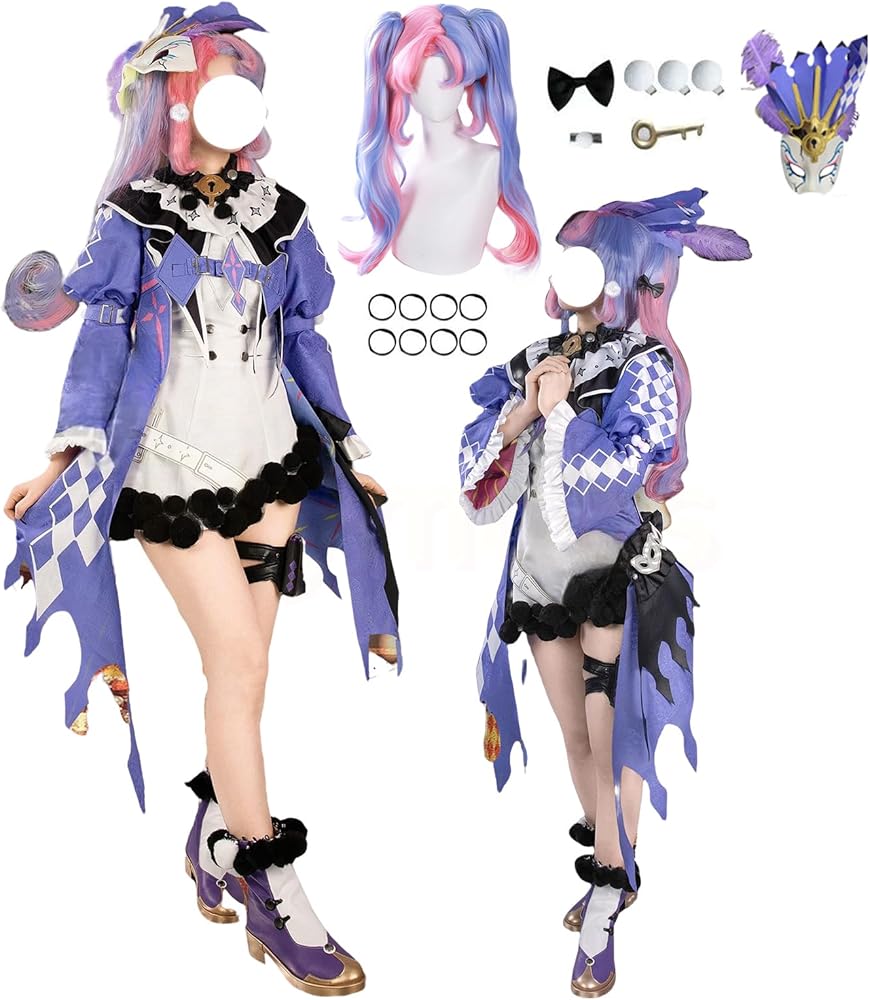 Amazon.co.jp: [Flymcos] 鳴潮ロココ Roccia コスプレ衣装 セット
