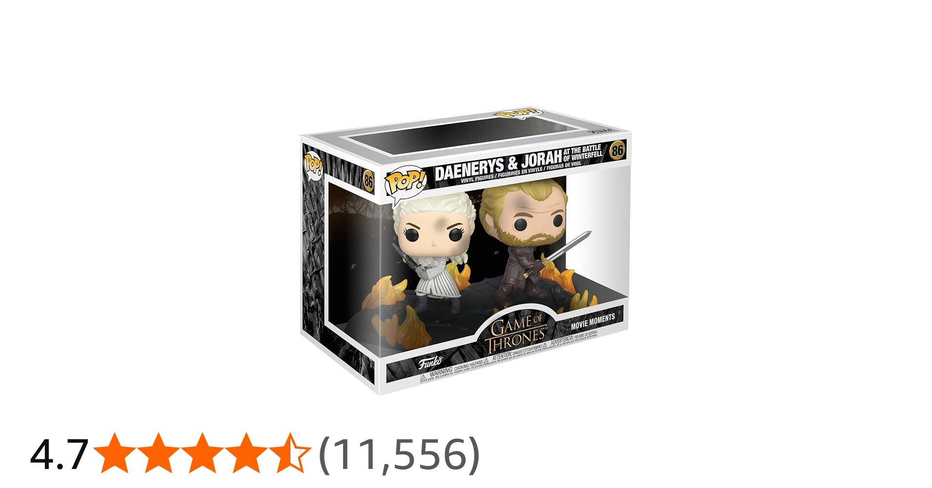 Funko Pop! Moment: Game Of Thrones-Daenerys Targaryen & Jorah B2B