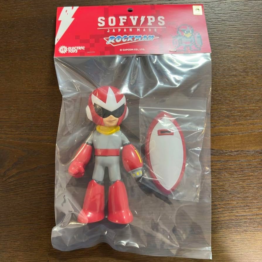 Amazon.co.jp: sofvips ブルース ソフビ人形 フィギュア ロックマン