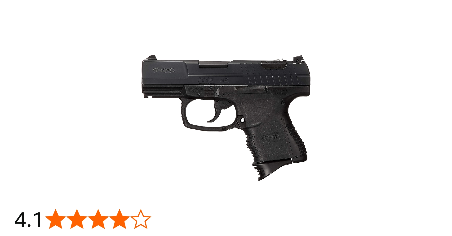 Amazon | ワルサーP99コンパクト(AS) ブローバック ブラックモデル
