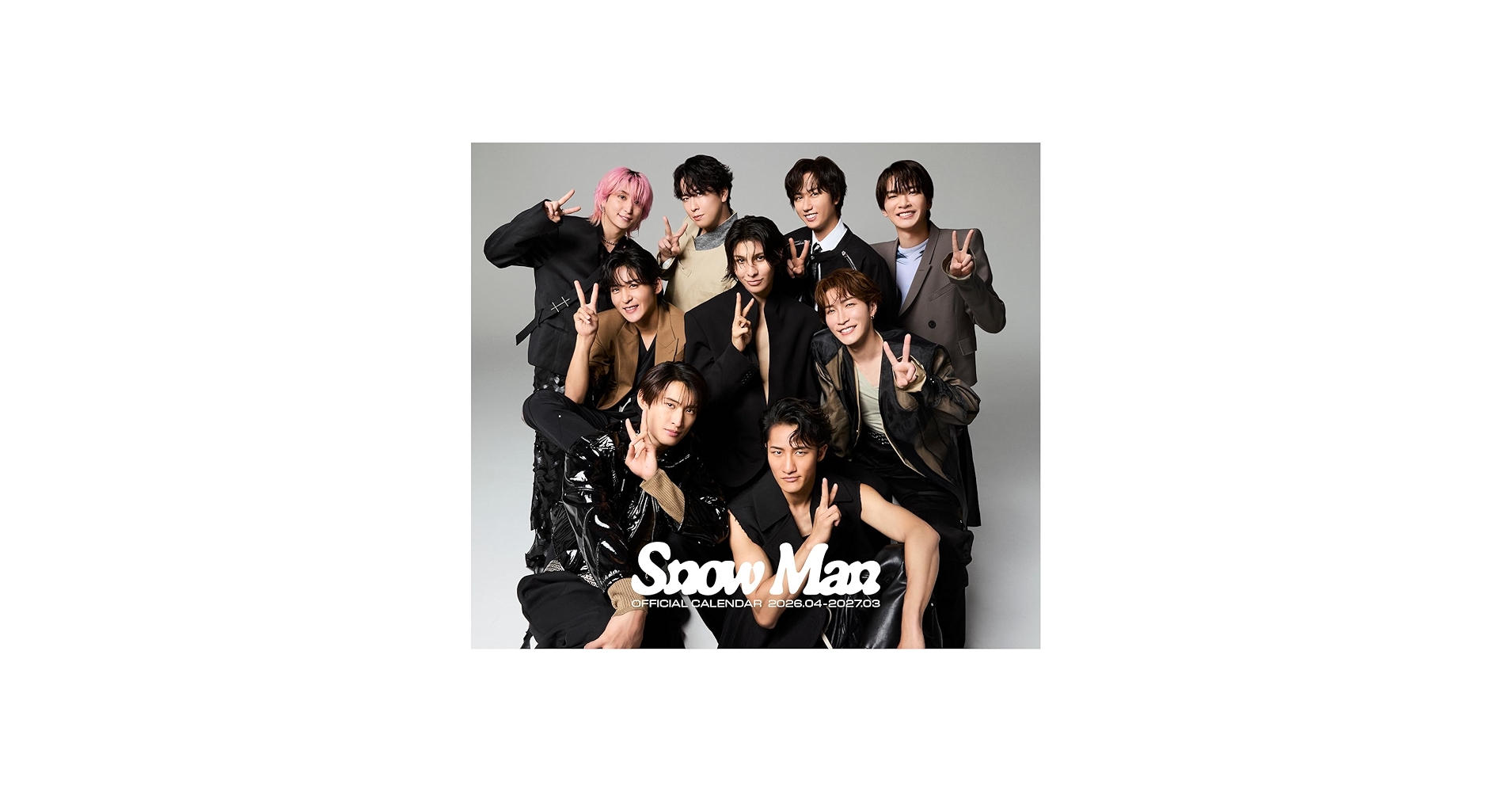 Amazon.co.jp: Snow Man オフィシャルカレンダー2026.04-2027.03