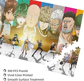 Amazon.co.jp: ワンパンマン 300ピースのジグソーパズル 家族で