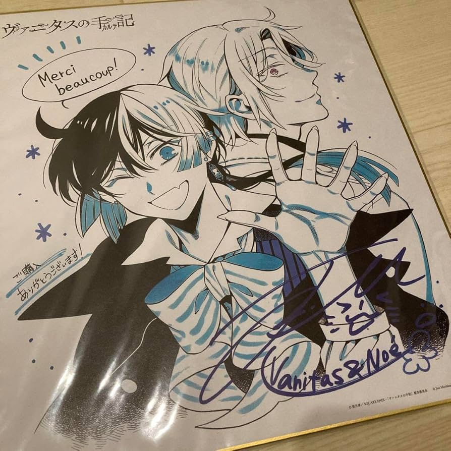 Amazon.co.jp: ヴァニタスの手記 望月淳描き下ろし 複製サイン入り色紙