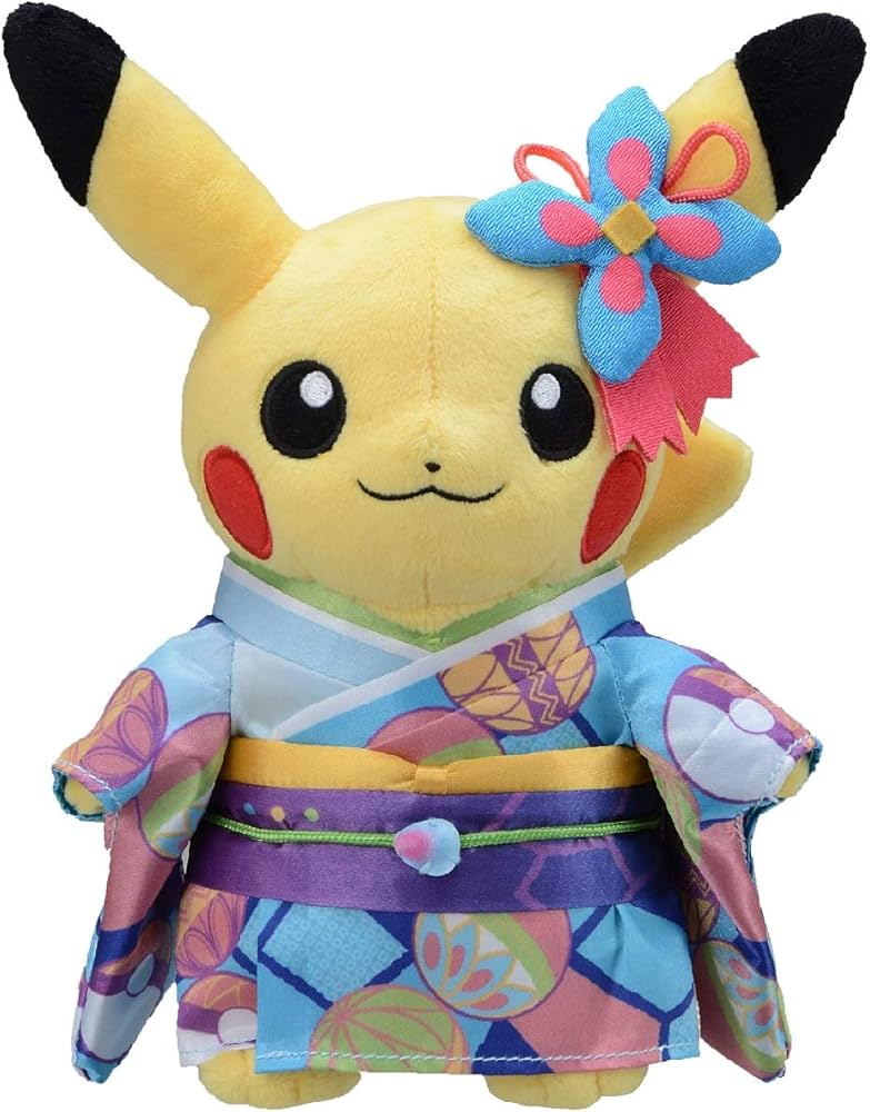 Amazon.co.jp: Pokemon Center Original Plush Kaga Kimono Pikachu
