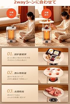 Amazon | カーボンヒーター 【2025年冬新開発&暖房＋煮る＋保温 3in1