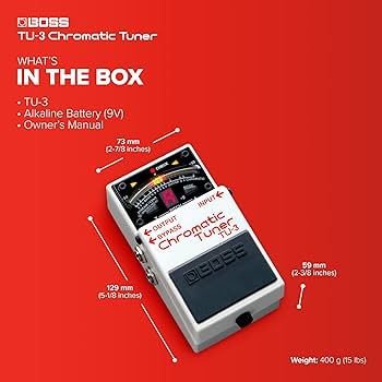 Amazon.com: BOSS TU-3 Chromatic Floor Tuner for Guitar and Bass