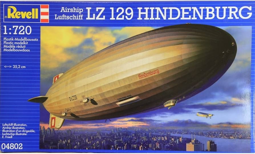 Amazon | ドイツレベル 1/720 飛行船 ヒンデンブルグ LZ-129 04802
