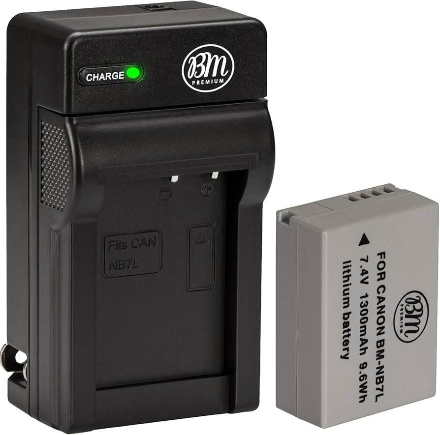 Amazon.com : Big Mike's BM Premium NB-7L Battery & Charger Kit