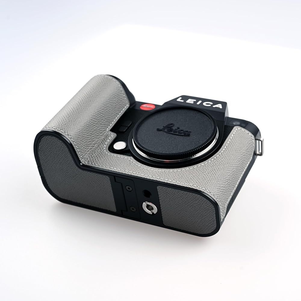 Amazon.co.jp: Uchandmade】ハンドメイド本革カメラハーフケース Leica