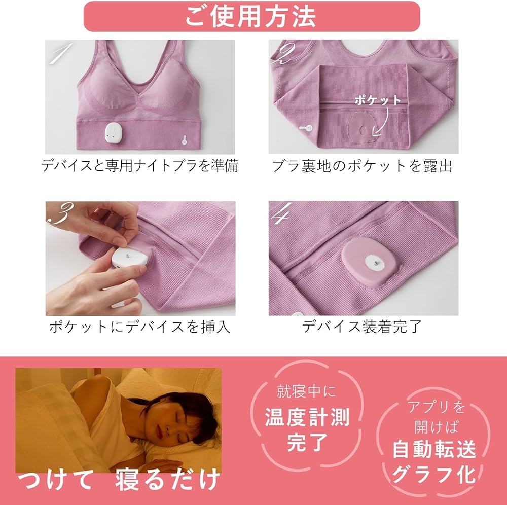 Amazon.co.jp: 【つけて寝るだけ】 わたしの温度 婦人 基礎 妊活 温度