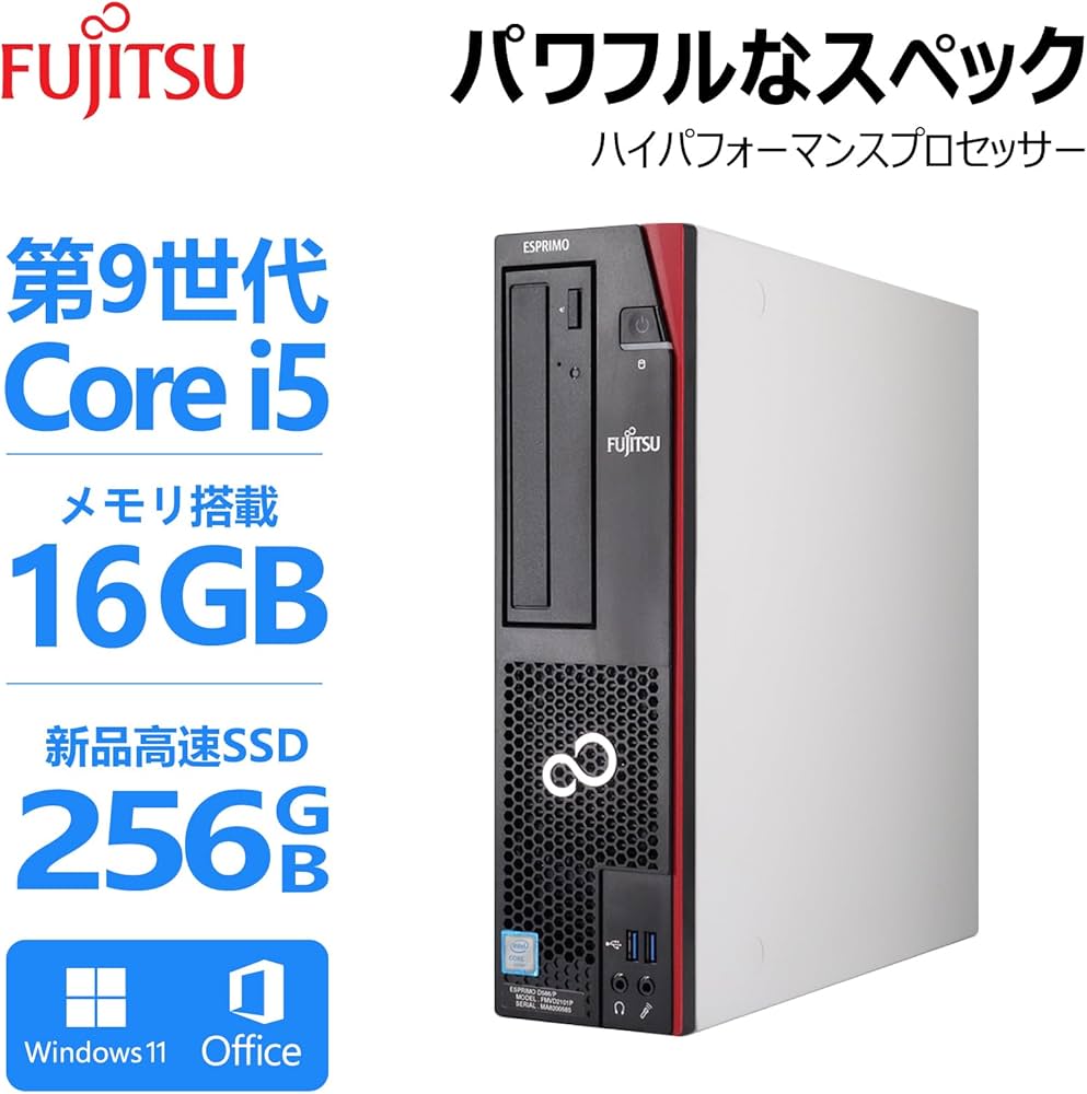 Amazon.co.jp: [Amazon.co.jp Exclusive] Fujitsu Desktop PC; 9th