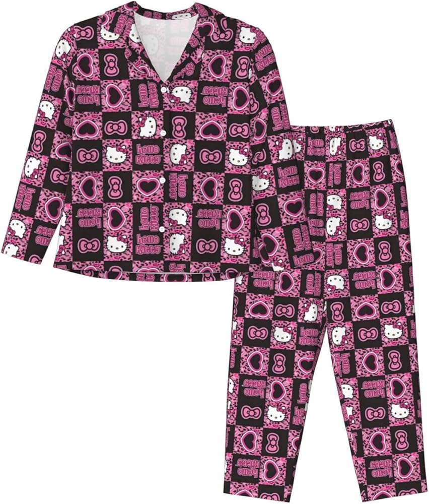 Amazon | [Dolrrdolrr] ハローキティ ヒョウ柄 パジャマ 部屋着 寝間着