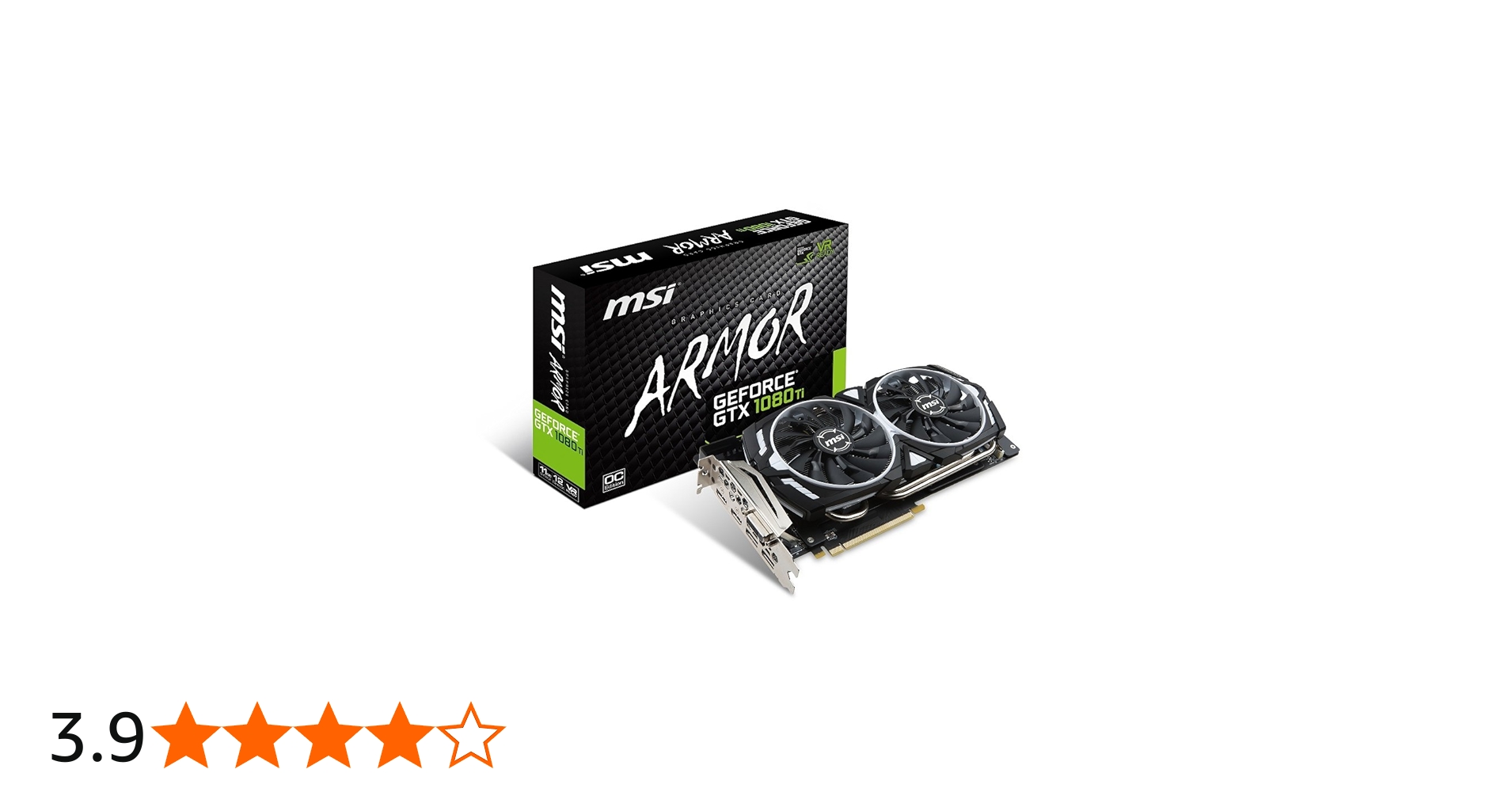 Amazon | MSI GeForce GTX 1080 Ti ARMOR 11G OC グラフィックスボード