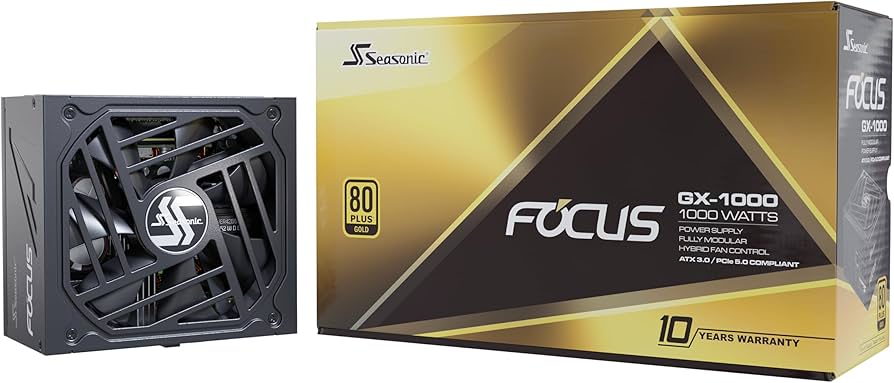 Amazon.com: Seasonic Focus V3 GX-1000-1000W - 80+ Gold - ATX 3.0