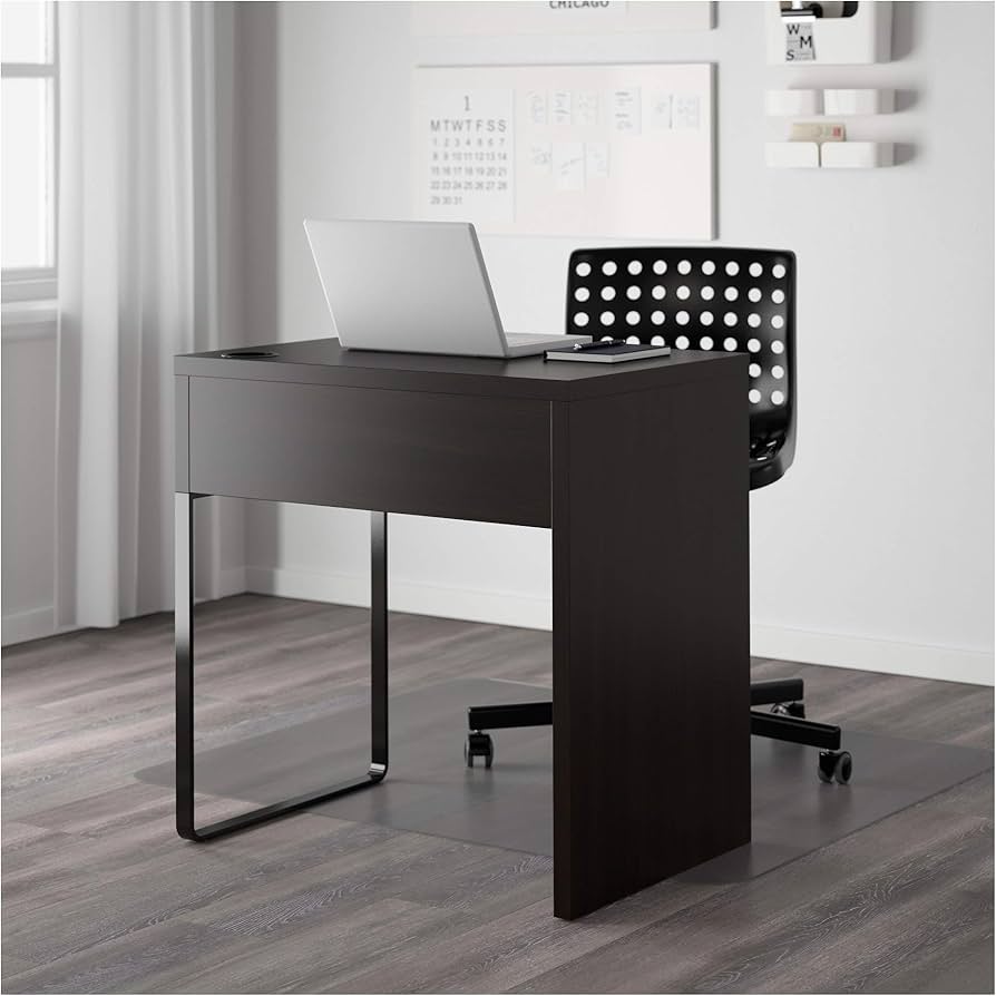 Amazon.co.jp: IKEA Micke Desk ブラック ブラウン サイズ 28 3/4x19 5