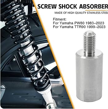 Canitu Rear Shock Extender,Motorcycle Stainless Steel Rear