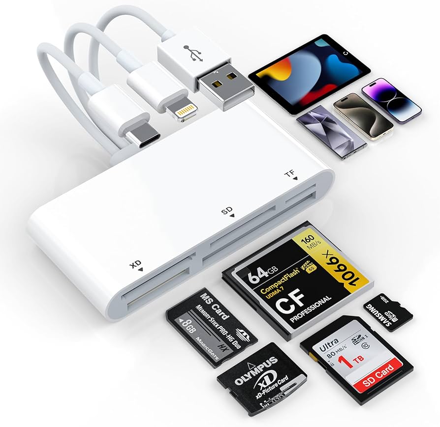 Amazon.co.jp: 【2026最新型 安定高速版】5in1 マルチカードリーダー