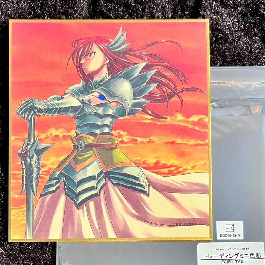 Amazon.co.jp: エルザ トレーディングミニ色紙 フェアリーテイル 版画