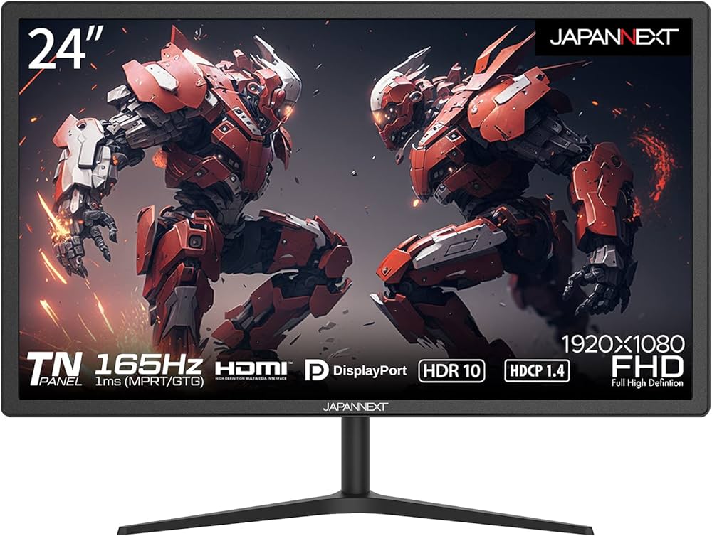 Amazon.co.jp: JAPANNEXT 24インチ ゲーミングモニター 165Hz 1ms フル