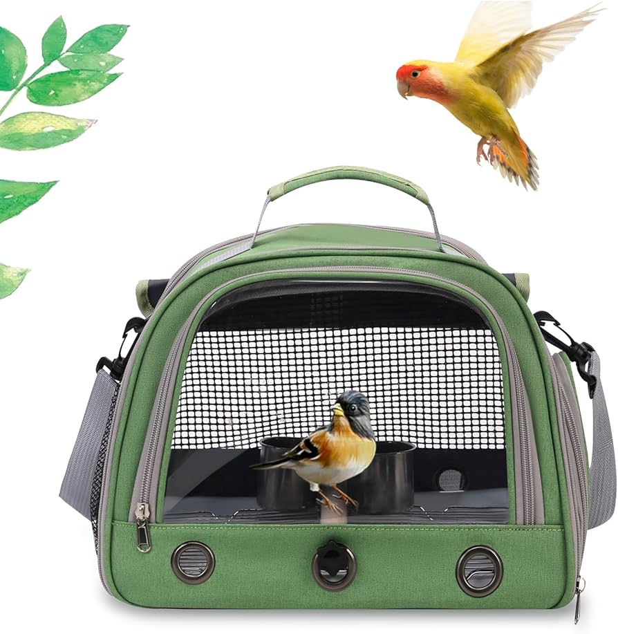 Amazon | 【改良モデル】Hopeholic 鳥 キャリー 移動用ケージ 手提げ