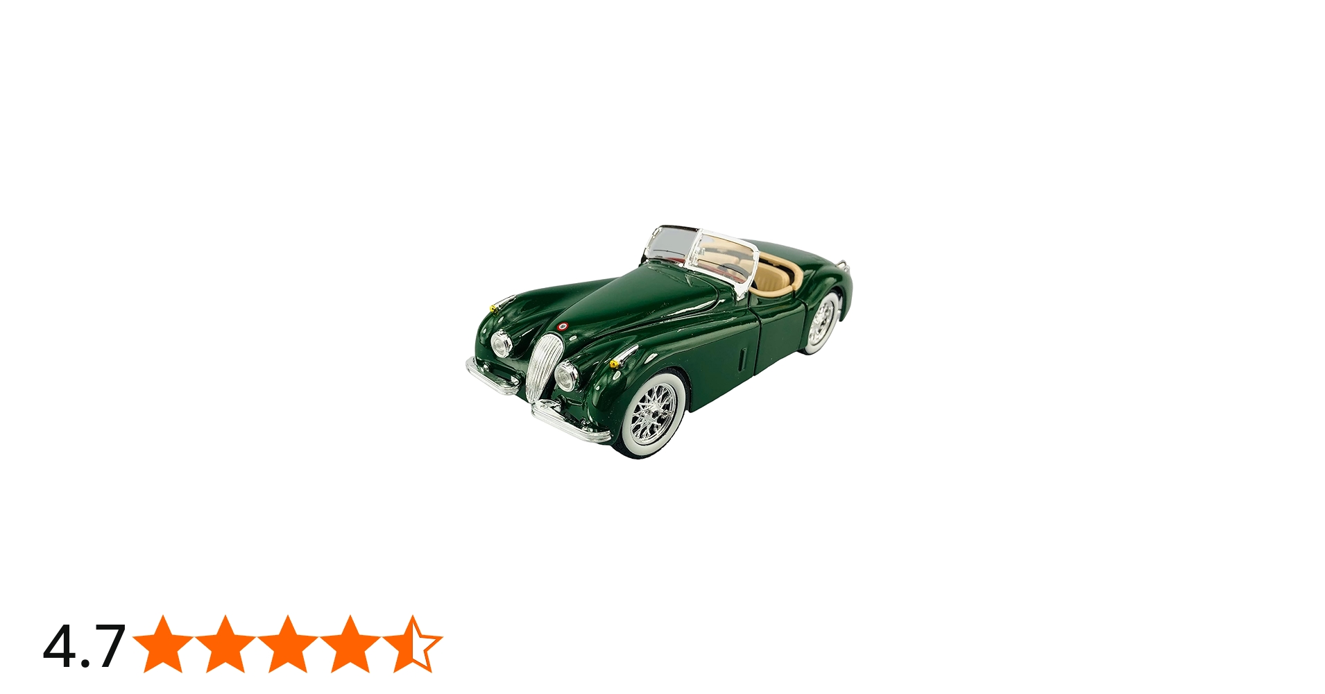 Jaguar XK 120 Roadster Convertible Green 1948-1954 1/24 Burago
