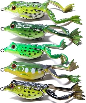 Amazon.co.jp: Topwater Frogルアー ソフトフロッグスイムベイト