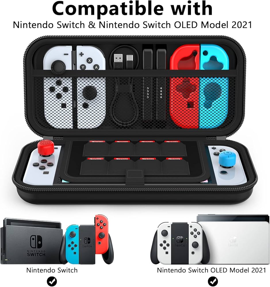 Amazon.com: HEYSTOP Carry Case Compatible with Nintendo Switch