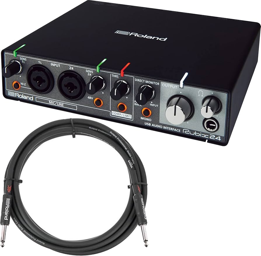 Amazon.com: Roland 2-In 4-Out USB Audio Interface Bundle with