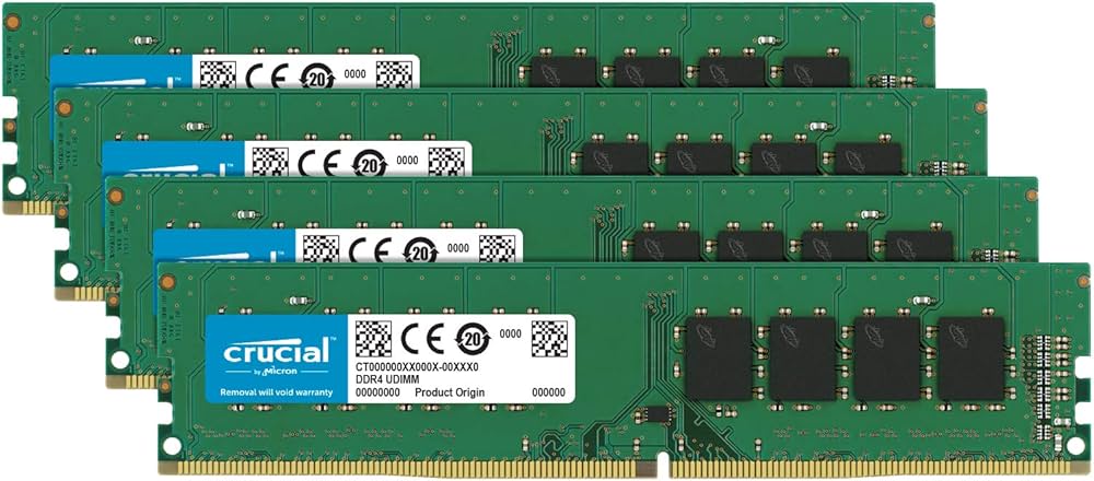 Amazon | Crucial [Micron製] DDR4 デスク用メモリー 16GB x 4 (2400MT