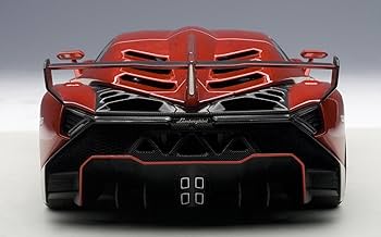 Amazon.co.jp: AUTOart 1/18 ランボルギーニ ヴェネーノ (レッド) 完成