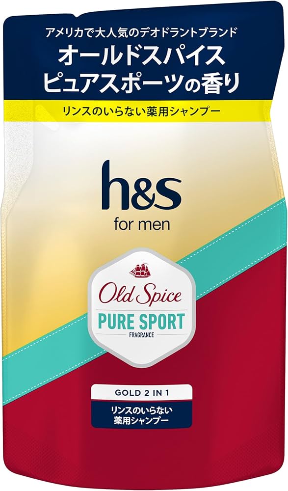 Amazon | h&s for men ゴールド2in1シャンプーオールドスパイス