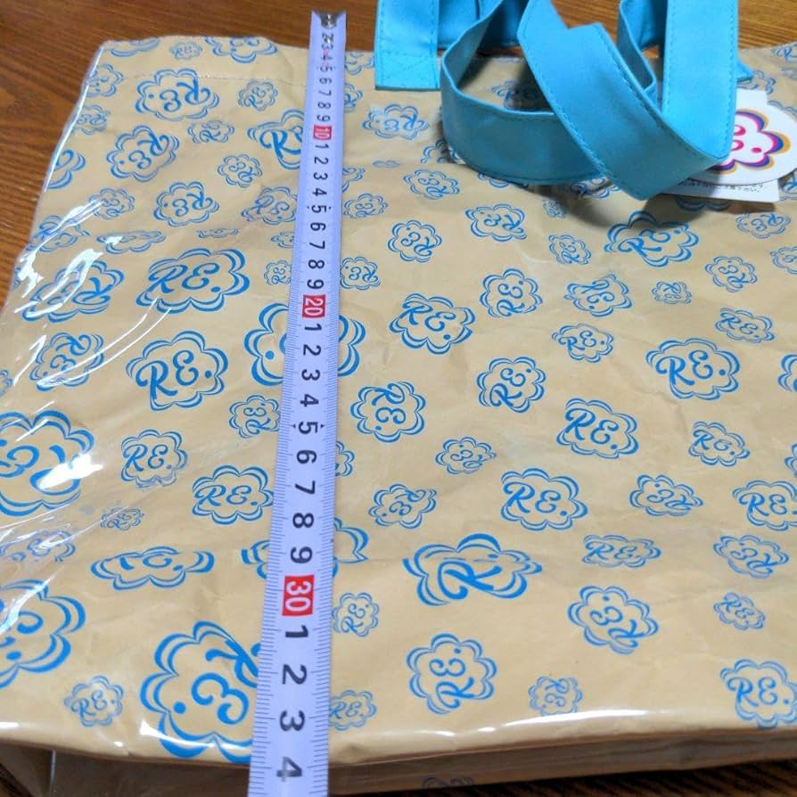 RE. アールイードット 仲里依紗 コメブクロ PVC バッグ ブルー 【公式