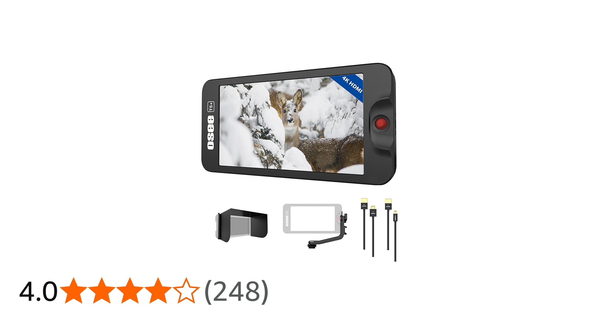 Amazon | 【PSE認証取得】OSEE T5+ 5.5 インチ カメラモニター ビデオ