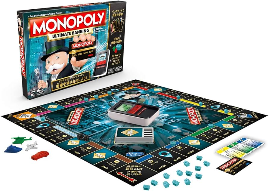 Amazon.co.jp: Hasbro B6677 Monopoly Ultimate Banking Japanese