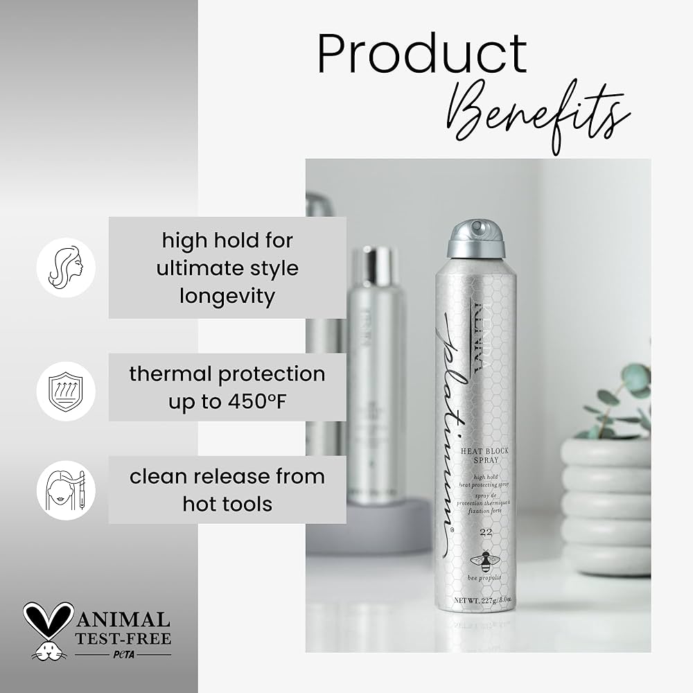 Amazon.com: Kenra Professional Platinum Heat Block Spray 22 | Heat