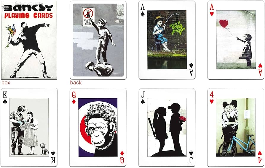 Amazon.co.jp: トランプ［正規品］【バンクシー プレイングカード