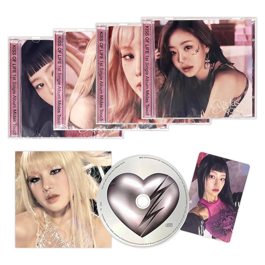 KISS OF LIFE - 1st Single Album [Midas Touch] (Jewel Ver. - Random