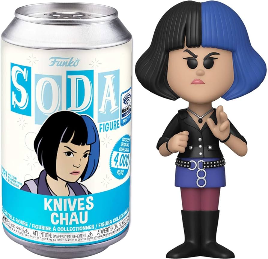 Amazon.com: Funko Soda Knives Chau Wondercon le 4000 : Toys & Games