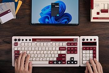 Amazon.co.jp: 8BitDo レトロ 18 メカニカル テンパッド、電卓モードを